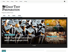 Tablet Screenshot of gmattestpreparation.com